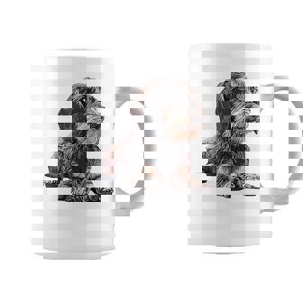 ダックスフンド ワイヤーヘア コーヒーマグ - Kawaiitshirt