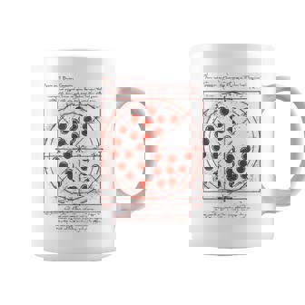 ダヴィンチ・ヴィトルヴィアンマン・ピザ コーヒーマグ - Kawaiitshirt