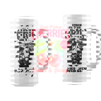 チェリーファーマーズマーケット フレッシュピックチェリー チェリー好き コーヒーマグ - Kawaiitshirt