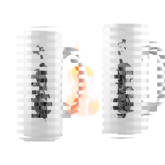 チェロ 楽器 モチーフ アート チェロ コーヒーマグ - Kawaiitshirt