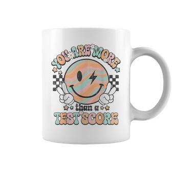 テスト先生 グルーヴィースマイル あなたはテスト結果以上のものです コーヒーマグ - Kawaiitshirt