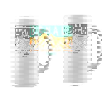 デナリ国立公園 山 自然 レトロ 夕日 ヴィンテージ コーヒーマグ - Kawaiitshirt