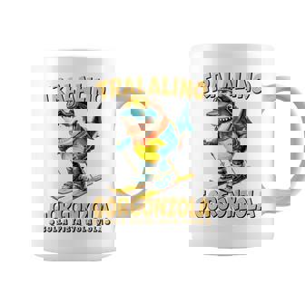 トララリーノ・ゴルゴンゾーラ – トララレロチーズミッションのスキーシャーク。 長袖tシャツ コーヒーマグ - Kawaiitshirt