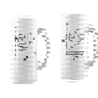 トリックアート うさぎとカモ 兎と鴨 おもしろデザイン だまし絵 兎 鴨 グラフ コーヒーマグ - Kawaiitshirt