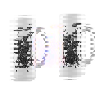 ドラム ドラマー ドラミング ドラム 長袖tシャツ コーヒーマグ - Kawaiitshirt