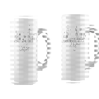 ニューヨークスカイラインtシャツ Ny Cityacation 自由の女神 コーヒーマグ - Kawaiitshirt