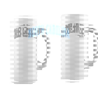 ノースカロライナ州ノースカロライナ州ヴィンテージアスレチックスポーツデザインブルースタイル コーヒーマグ - Kawaiitshirt