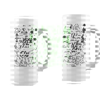 ハイキング バイブスオンリー 自然 落書き アート ミニマリスト 森林愛好家 コーヒーマグ - Kawaiitshirt