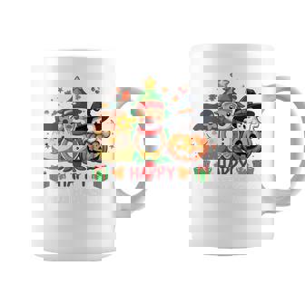 ハッピー、感謝祭、ハロウィン、メリークリスマス。 長袖tシャツ コーヒーマグ - Kawaiitshirt