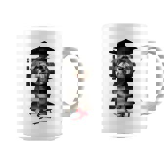 ハバニーズ犬 グラチュエーションキャップ トレーニング 学校 卒業生 オーナー 長袖tシャツ コーヒーマグ - Kawaiitshirt