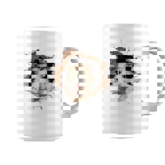 ハムスター アニマル柄 動物園 ポートレート イラスト 顔 ハムスター コーヒーマグ - Kawaiitshirt