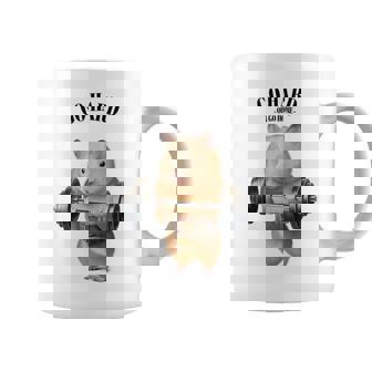 ハムスター ウェイトリフティング フィットネスジム コーヒーマグ - Kawaiitshirt