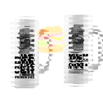 ハンバーガー研究 ハンバーガー 長袖tシャツ コーヒーマグ - Kawaiitshirt