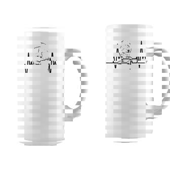 ハートビート ドッグ デザイン ビションフリーゼ コーヒーマグ - Kawaiitshirt