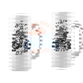 バイク 面白tシャツ No Bike No Life メンズ オートバイ モーターサイクル おもしろ ツーリング 服 コーヒーマグ - Kawaiitshirt