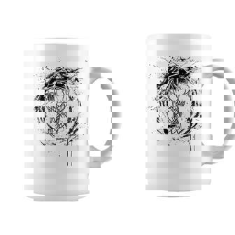 バスケットボールフープグラフィティレジャースポーツ コーヒーマグ - Kawaiitshirt