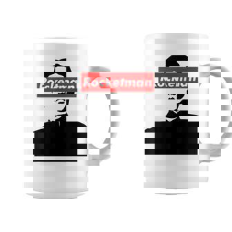 パロディ Kim Jung Un Rocketman ボックスロゴtシャツ コーヒーマグ - Kawaiitshirt