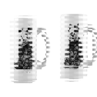 パンダ アニマルプリント グラフィック デッサン アート 絵画 パンダ コーヒーマグ - Kawaiitshirt