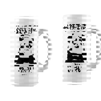 パンダ「やればできるけどやらない」文字入り おもしろ 筆文字 面白い 服 面白い コーヒーマグ - Kawaiitshirt