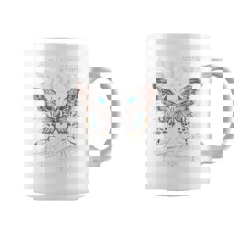 バックプリント ヒップホップ ストリートウェア レトロ Y2k Hip Hop ビンテージ モス バタフライ コーヒーマグ - Kawaiitshirt