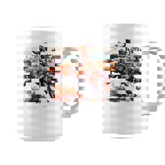 ビンテージ カウボーイ ロデオ ブロンコ ウエスタン 乗馬 カントリー メンズ コーヒーマグ - Kawaiitshirt