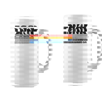 ビンテージ70年代80年代スタイルのダカール、セネガル。 コーヒーマグ - Kawaiitshirt