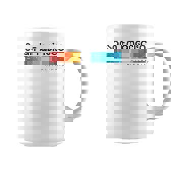 ビンテージサンフランシスコカリフォルニア1980年代レトロデザインtシャツ コーヒーマグ - Kawaiitshirt