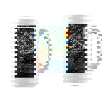 ビーバースターリーナイトヴァンゴッホ 長袖tシャツ コーヒーマグ - Kawaiitshirt