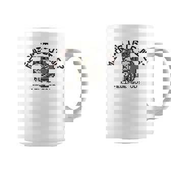 ピクセル アニマルズ マヌルネコ Manul Pallas's Cat 黒フォント コーヒーマグ - Kawaiitshirt