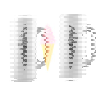 ピンク ソフトサーブ ストロベリー アイスクリーム コーン コーヒーマグ - Kawaiitshirt