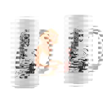 ピンナップガール ピアノ ピアニスト ヴィンテージ 長袖tシャツ コーヒーマグ - Kawaiitshirt