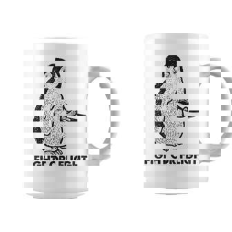 ファイト・オア・フライト・ファニー・ペンギン・パンク コーヒーマグ - Kawaiitshirt