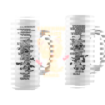 ファニーヨークシャーテリアtシャツ コーヒーマグ - Kawaiitshirt