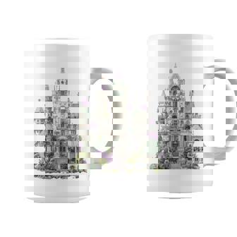 ファンタジーゴシックヴィクトリア朝の城 長袖tシャツ コーヒーマグ - Kawaiitshirt