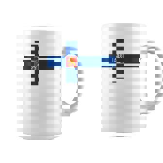 フィンランドtシャツ、フィンランド国旗、フィンランドの地図 メンズレディースキッズ コーヒーマグ - Kawaiitshirt