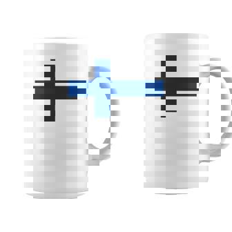 フィンランド国旗 ノルディック クロス コーヒーマグ - Kawaiitshirt