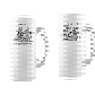 フクロウとプッシーキャット エドワード・リア コーヒーマグ - Kawaiitshirt