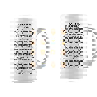 フクロウのコレクションタイプ かわいいフクロウ愛好家向け コーヒーマグ - Kawaiitshirt