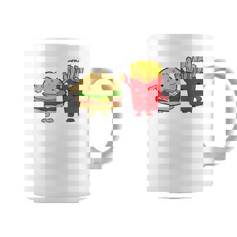 フライドポテト ハンバーガー チーズバーガー 友達 ファストフード フライドポテト コーヒーマグ - Kawaiitshirt