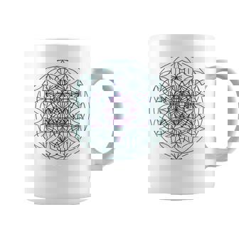 フラワーオブライフ メタトロンキューブ1シンボルtシャツ コーヒーマグ - Kawaiitshirt