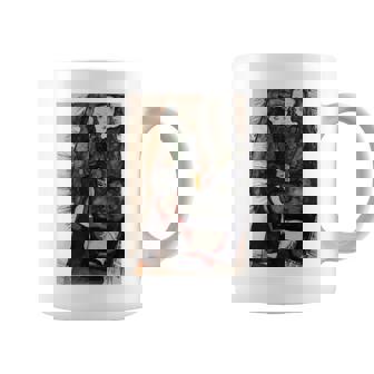 フリンジ付きの毛布の上の二人の女の子 エゴン・シーレ作 1911 長袖tシャツ コーヒーマグ - Kawaiitshirt