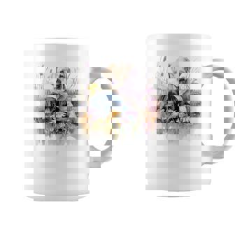 フローラルワイルドフラワー 犬 ラブラドールレトリバー コーヒーマグ - Kawaiitshirt