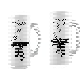 ブラックベルトコスチューム 空手着 柔道 テコンドー カンフー 武道 コーヒーマグ - Kawaiitshirt