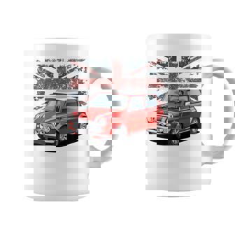 ブリティッシュクラシックカー レッドミニスポーツカー コーヒーマグ - Kawaiitshirt