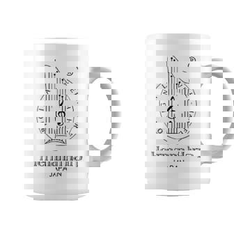 ヘルマンハープ・黒ロゴ コーヒーマグ - Kawaiitshirt