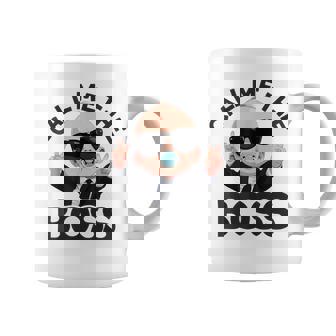 ベイビー・ボス「コール・ミー・ボス」ライク・ア・ボス・キッズ コーヒーマグ - Kawaiitshirt