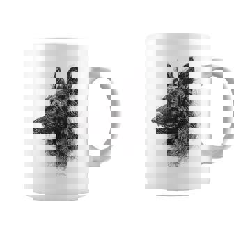 ベルギーシェパード 犬 グラフィック ペットアート ベルギーシェパード コーヒーマグ - Kawaiitshirt