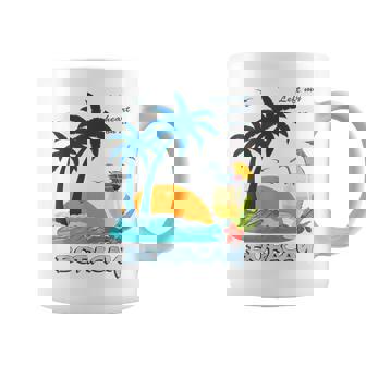 ボラカイ島 ヤシの木 日没 花 フィリピン ビーチ カクテル パラワン島 東南アジア 海鳥 島 贈り物 海 お土産 セブ コーヒーマグ - Kawaiitshirt