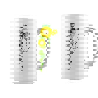 ポケットに入ったかわいいひまわり クリスマスギフト コーヒーマグ - Kawaiitshirt