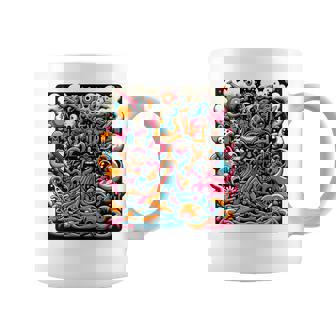 ポップシュールレアリズムローブロウアート 長袖tシャツ コーヒーマグ - Kawaiitshirt